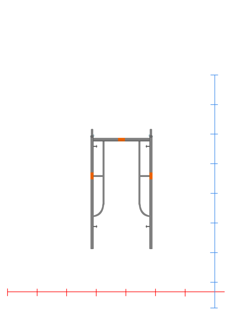 枠組足場建枠(914)定規付