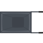 一輪車(ネコ車)上側グレー