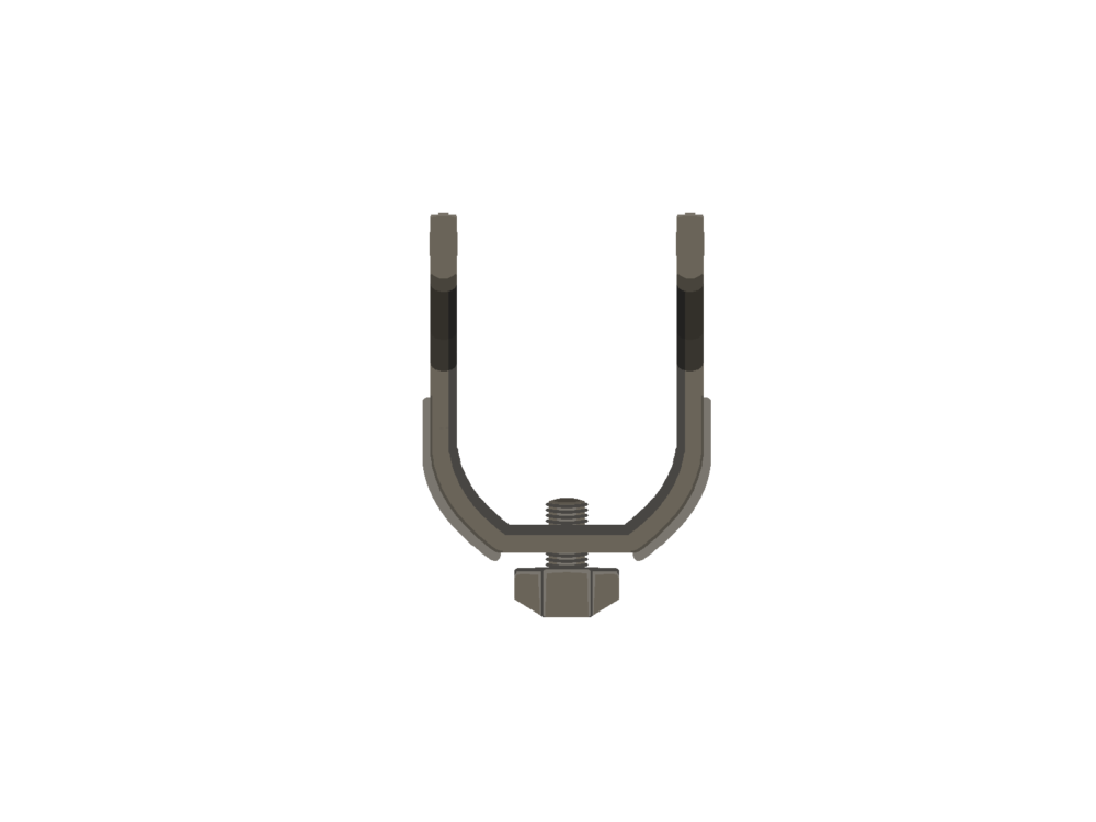 仮囲い固定C型金具横面