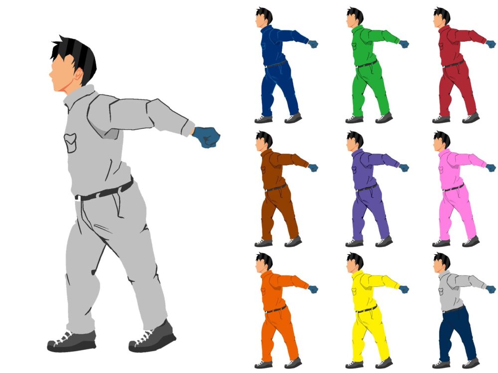 2710〜2719ハンドリフト使用作業員1横面B2